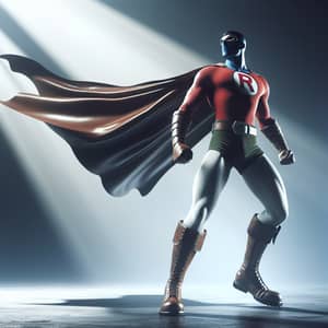 Resilient and Regenerating Superhero 'RR' Emblem - Guardian of Justice