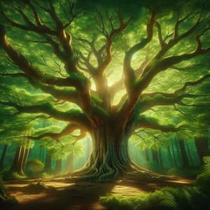 Majestic Tree of Life: Symbolizing Growth, Strength & Connection