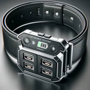 Innovative Rechargeable Belt with Detachable Power Module