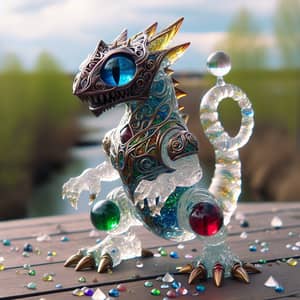Shimmering Glass Pokemon - Imaginative Creature Design