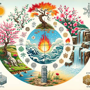 Seasonal Pillar of Five Elements: Chinese Cultural Concept