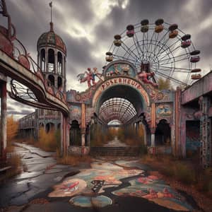 Abandoned Amusement Park in Ruins