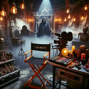 Fear Master Horror Studio: Macabre Film Equipment and Ominous Set