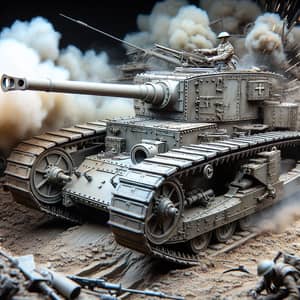Historical Combat Scenario with Mark I Tank | World War I
