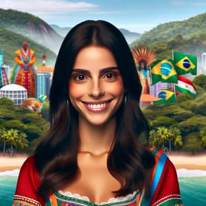 Brazilian Woman Portrait: Vibrant Culture and Stunning Beauty