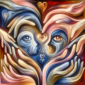 Empathy Art: Symbolic Unity and Compassion | Deep Meaning