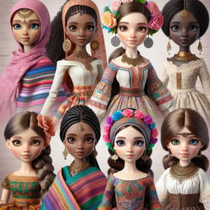 Artificial Intelligence-Inspired Diverse Doll Collection
