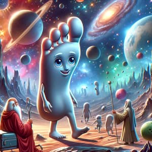 Foot Adventures: A Cheery Space Opera with Feet Characters