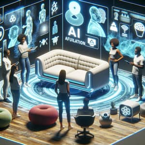 Futuristic AI-Designed Sofas Inspire Diverse Group Discussion