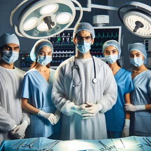 Diverse Surgical Team in Operation Theatre | Hospital Scene