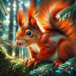 Red Squirrels: Forest Dwellers with Vibrant Red Fur