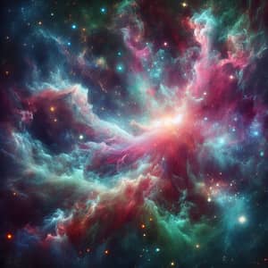 Surrealistic Nebula Artwork | Cosmic Colors & Gases