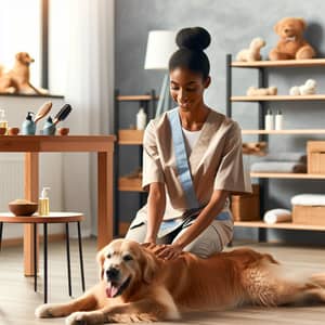 Professional Pet Massage Therapy at Calm African Pet Salon