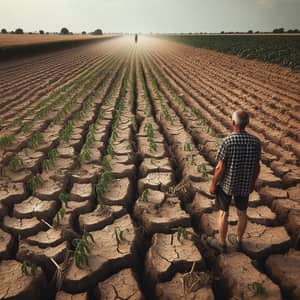 Severe Drought Effects on Farmland | Desolate Scene of Doom