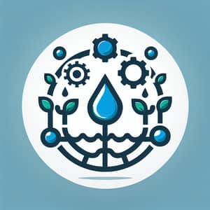 Innovative Agriculture Water Conservation Icon