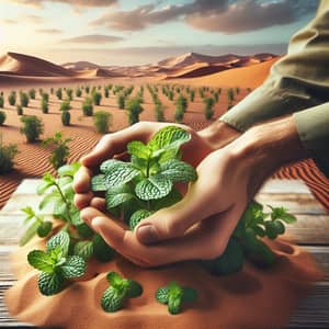 Mint Plant in Desert: Reconnecting with Nature