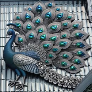 Metal Peacock Roofing in Stunning Blues and Greens