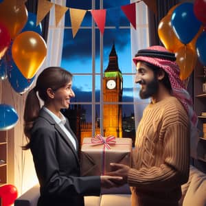 Colorful Birthday Party with Surprise Gift Exchange in London
