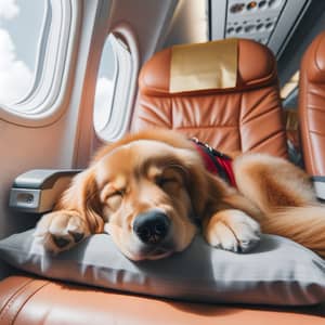 Cute Dog Sleeping on Airplane – Travel with Pets Done Right