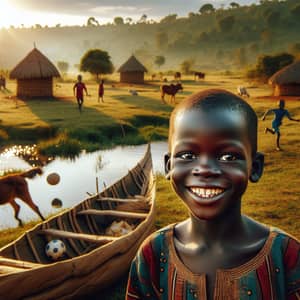 Village Boy from Uganda | African Traditional Scene