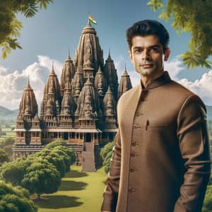 Indian Politician At Ram Mandir | Temple Grandeur