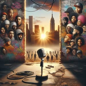 RapTV Meme Template Customizable Hip Hop Memes AI Art Generator