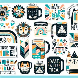 Fun Stickers & Vector Arts for Mugs - Creative Designs
