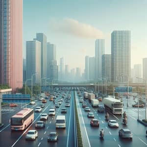 Minimalistic Urban Traffic Scene - Increase Traffic Insights