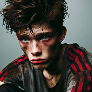 Distressed Teenage Boy of Caucasian Descent | Troublesome Situation