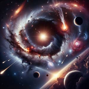 Stunning Outer Space Visualization: Galaxies, Nebulae, Celestial Events