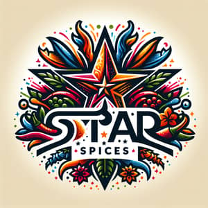 Dynamic Spice Logo Design | STAR SPICES