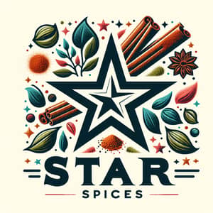 Star Spices Logo Design | Vibrant Spice Visuals