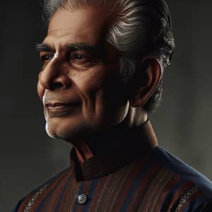 Dignified Older South Asian Man - Cultural Diversity Portrait