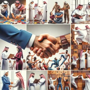 Qatari People Overcoming Challenges - Unity, Cooperation, Resilience