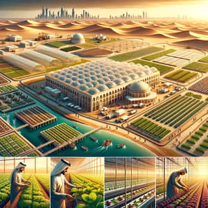 Agriculture Practices in Qatar: Irrigation, Greenhouses, Hydroponics