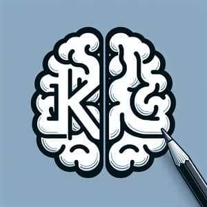 Creative Brain Logo Design: K&M Blend