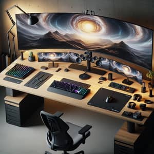 Samsung Odyssey G9 Desk Setup | Work Productivity Boost