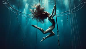 Underwater Trapeze Performance: Darya Vintolova - Matrix Feeling