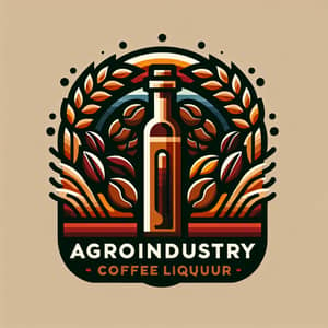 Coffee Liqueur Agroindustry Logo Design
