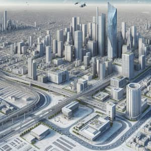 3D Modern City Design: UML & ER Model Integration