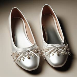 Elegant Wedding Shoes with Flat Soles | Bridal Fashion