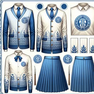 Elegant School Uniform Design Inspired by European Patterns