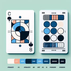 Minimalist Aesthetic Playing Card Background Design