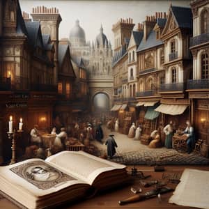 Victor Hugo's Literary Renaissance: Artistic Depiction