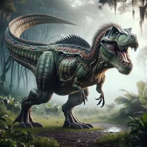 Tyrannosaurus-Rex Crocodile Hybrid: Fearsome Prehistoric Creation