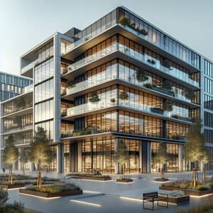 Modern Mixed-Use Building with Sleek Architecture | Level 3 Commercial Space