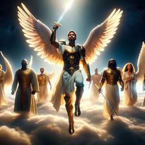 Celestial Battle: Miguel and Angel Companions Ready for Struggle