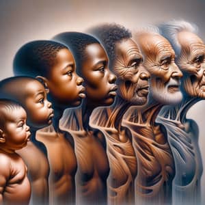 Human Evolution and Aging: An Artistic Journey of 100 Years