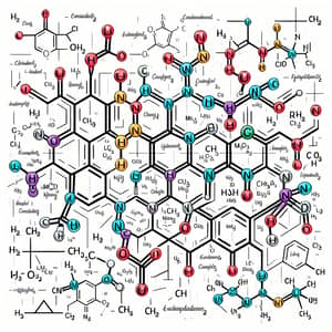LSD Molecular Structure: Highlighting Functional Groups