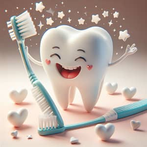 Joyful Tooth and Brush - Mild Dental Cleaning Qualities